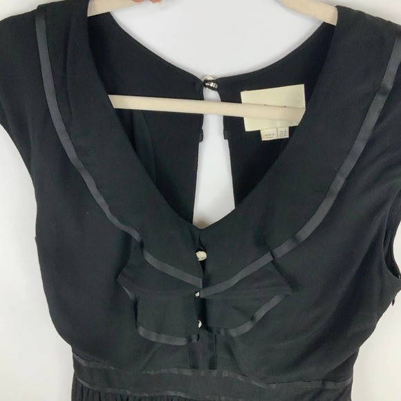 Anthropologie Elevenses Lexa Ruffle Romper Size 4 - Picture 7 of 9